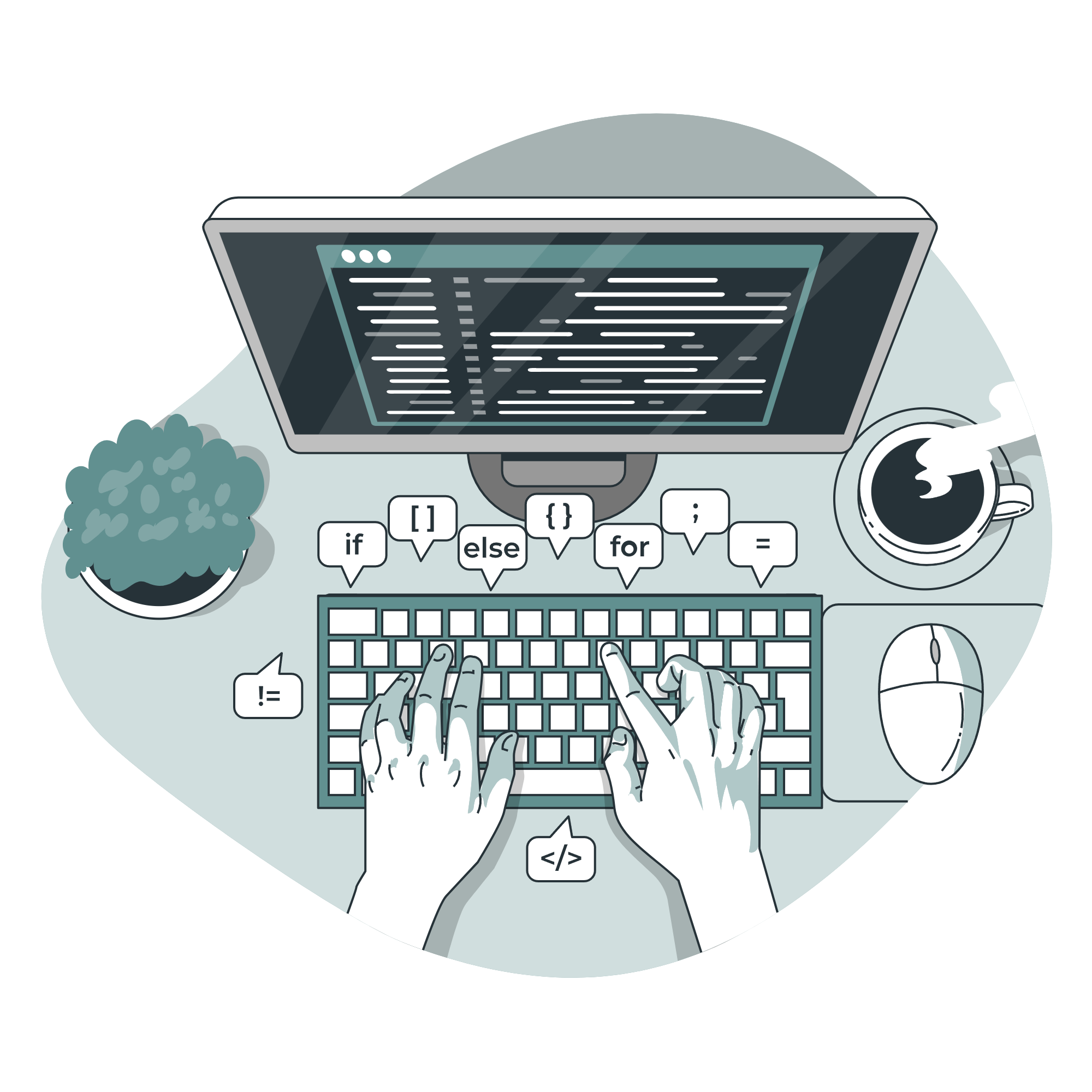 Work on web development